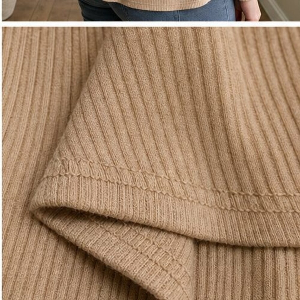 Camel Button Blouse - Picture 6 of 6